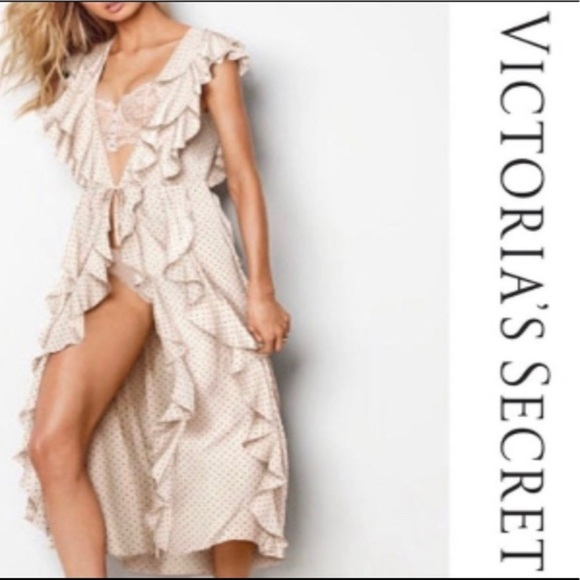 Victoria's Secret Other - Victoria’s Secret Dream Angels Ruffle Robe Kimono Size Medium